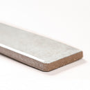 Flamenco 2"x18" Princess White Brick Look Glossy Porcelain Wall Tile - MSI Collection edge view