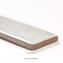 Flamenco 2"x18" Princess White Brick Look Glossy Porcelain Wall Tile - MSI Collection thickness view