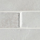 Flamenco 2"x18" Princess White Brick Look Glossy Porcelain Wall Tile - MSI Collection closeup view