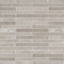 Flamenco 2"x18" Whales Gray Brick Look Glossy Porcelain Wall Tile - MSI Collection wall view