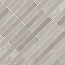 Flamenco 2"x18" Whales Gray Brick Look Glossy Porcelain Wall Tile - MSI Collection angle view