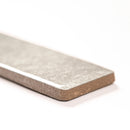 Flamenco 2"x18" Whales Gray Brick Look Glossy Porcelain Wall Tile - MSI Collection edge view