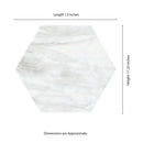 Geoglam 11"x13" Hexagonal Matte Porcelain Floor And Wall Tile - MSI Collection