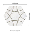 Geoglam 11"x13" Hexagonal Matte Porcelain Floor And Wall Tile - MSI Collection