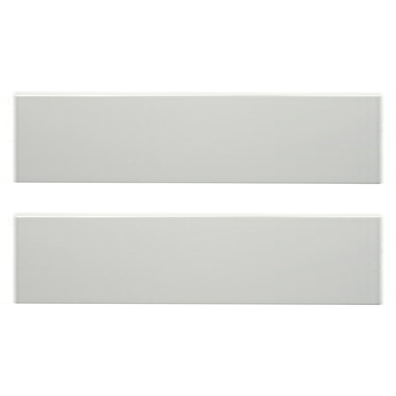 Gray Bullnose 4"x16"Glossy Ceramic Wall Tile - MSI Collection product shot multi tile view