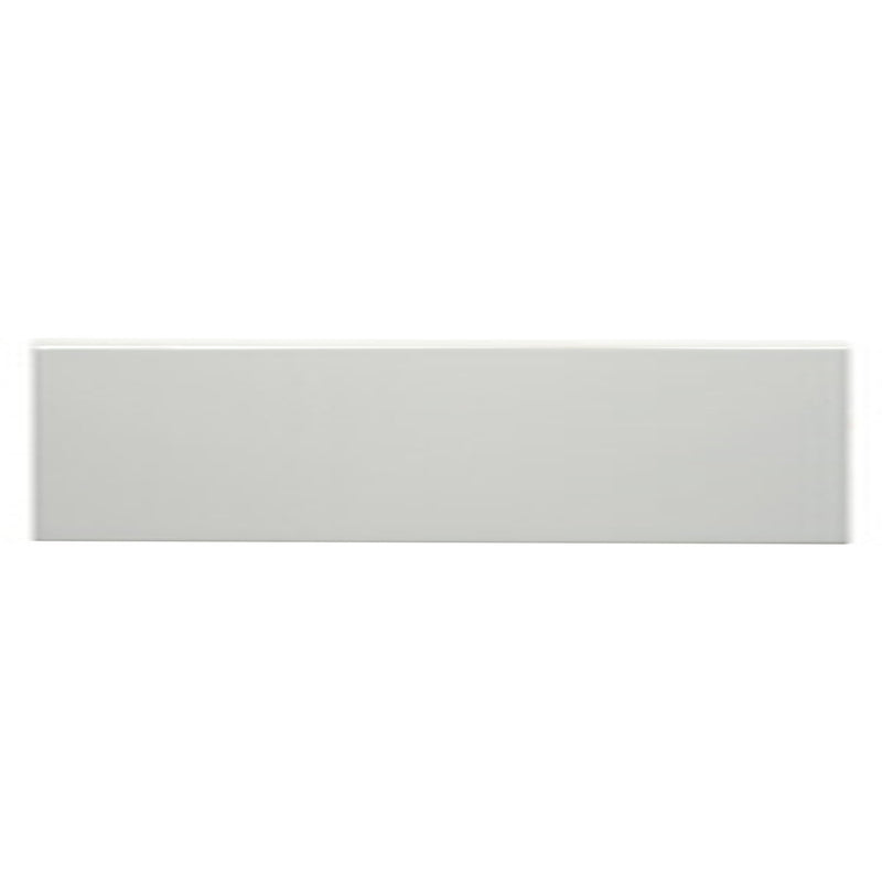 Gray Bullnose 4"x16"Glossy Ceramic Wall Tile - MSI Collection product shot tile view 2