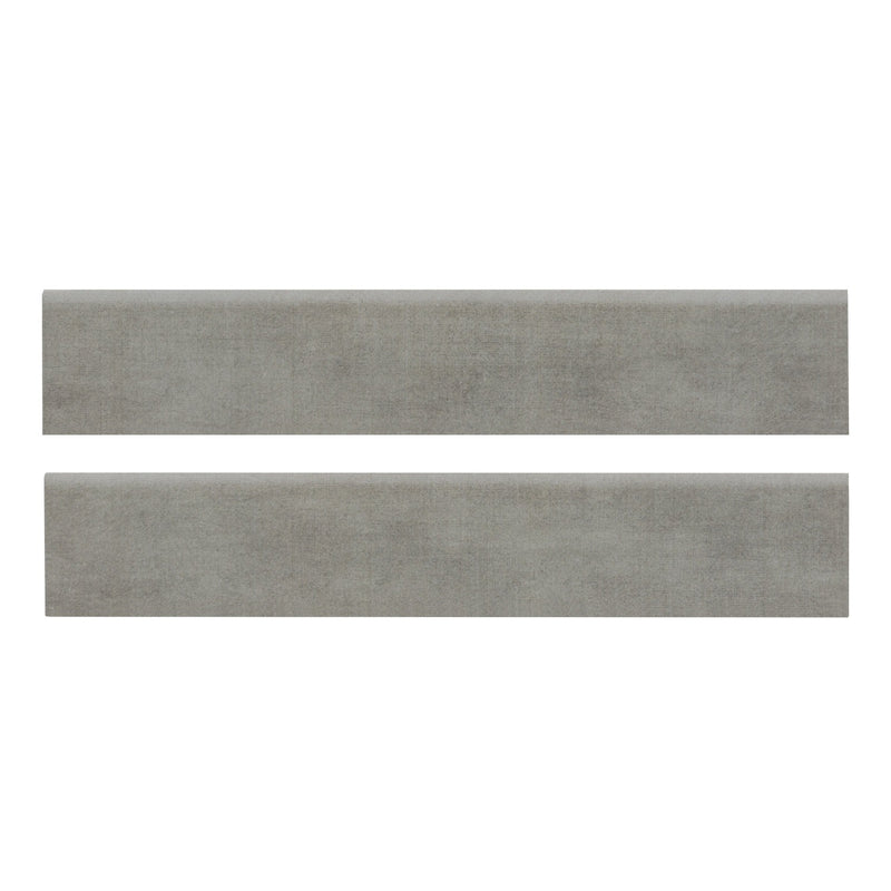 Gridescale Concrete 3"x18" Bullnose Matte Porcelain Wall Tile - MSI Collection multiple tiles view