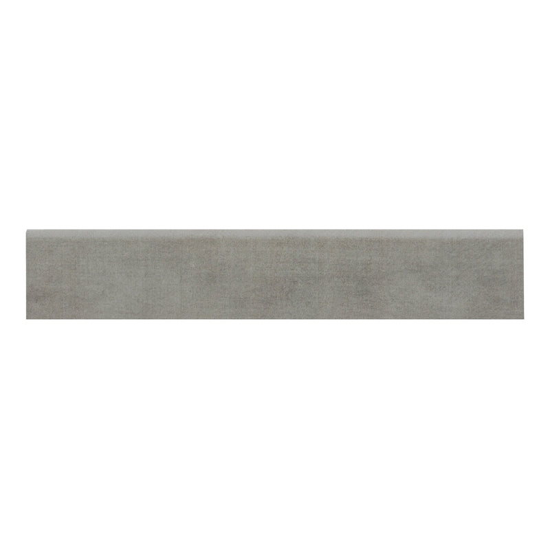 Gridescale Concrete 3"x18" Bullnose Matte Porcelain Wall Tile - MSI Collection single tile view