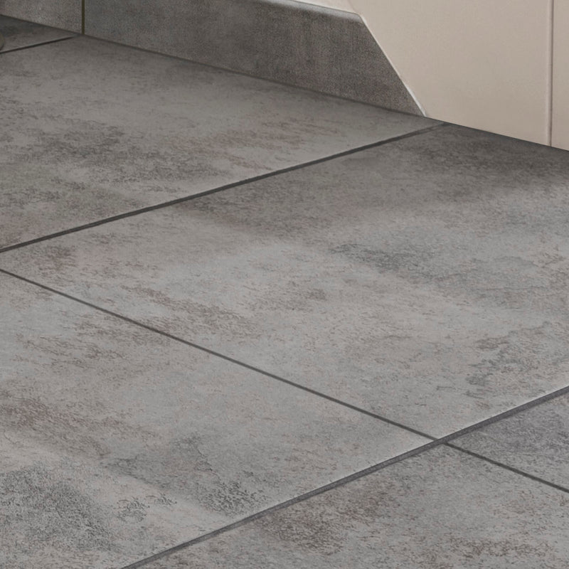 Gridescale Graphite 3"x18" Bullnose Matte Porcelain Wall Tile - MSI Collection product shot tile view