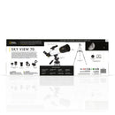 SKY VIEW 70 70mm Refractor Telescope with Panhandle Mount