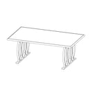 Jungholz Gold Coffee Table