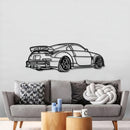 350z Custom Perspective Metal Car Wall Art - NC1178