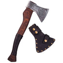 “Warrior" Camping Equipment Gift Set Hatchet Tools in a Wooden Case, 3 items