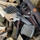 "Jotun" BBQ Tools Skewers Set in a Wooden Case, 32 items