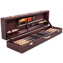 "Argali" Grilling Accessories BBQ Skewers Set in a Wooden Case, 11 items