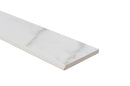 Kaya Calacatta Lucca 3"x24" Polished Porcelain Bullnose Tile - MSI Collection profile view