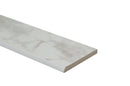Kaya Carrara Bianco 3"x24" Polished Porcelain Bullnose Tile - MSI Collection angle view