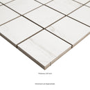 Kaya Zermatta Blanca Matte Porcelain Mosaic Floor And Wall Tile - MSI Collection