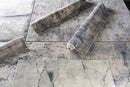 Creighton Blue Marble Textured Luxe Rug