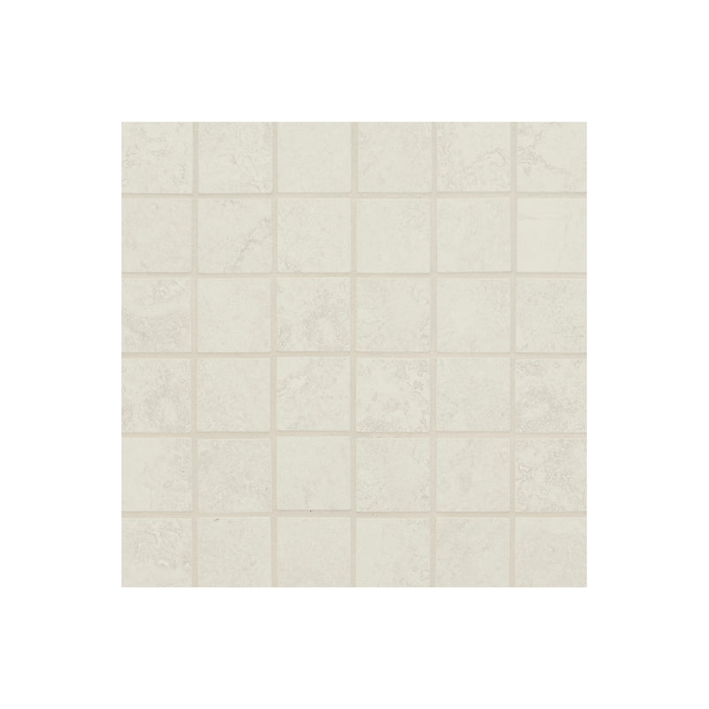 Legend White 12"x12" Matte Porcelain Mosaic Tile - MSI Collection wall view