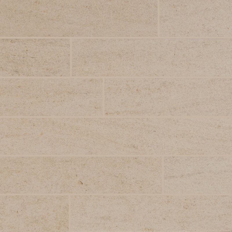 Living Style Beige Bullnose 2"x24" Glazed Porcelain Wall Tile - MSI Collection product shot tile view