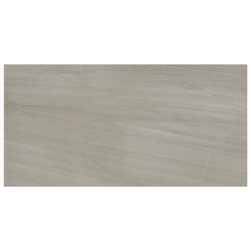 Malahari Greige 24"x48" Lapato 3D Porcelain Floor & Wall Tile - MSI Collection tile view