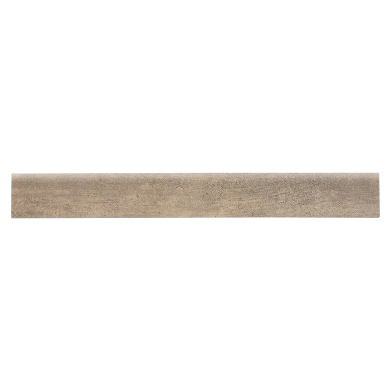 Metropolis Taupe 3"x24" Bullnose Matte Porcelain Wall Tile - MSI Collection product shot tile view