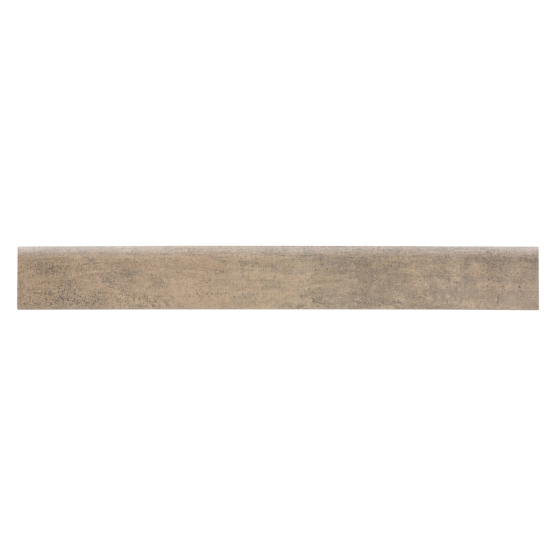 Metropolis Taupe 3"x24" Bullnose Matte Porcelain Wall Tile - MSI Collection product shot tile view
