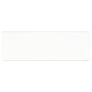 Metro White Ceramic Bullnose Tile - MSI Collection single tile view
