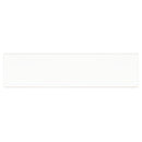 Metro White Ceramic Bullnose Tile - MSI Collection single tile view