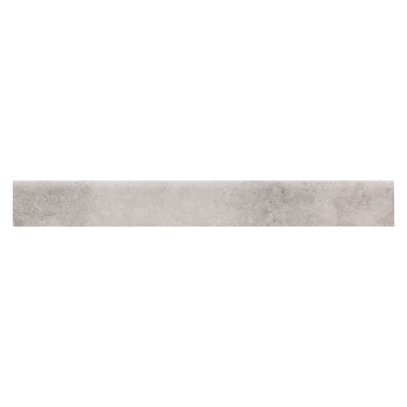 Napa Gray Bullnose 3"x24" Glazed Ceramic Wall Tile - MSI Collection product shot tile view