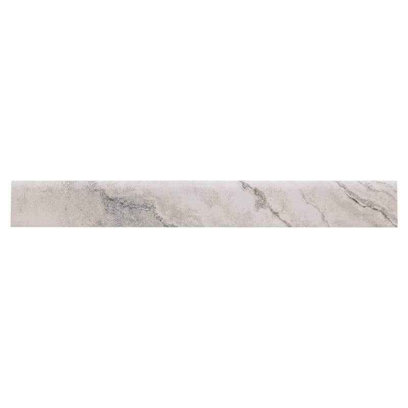 Napa Gray Bullnose 3"x24" Glazed Ceramic Wall Tile - MSI Collection product shot tile view
