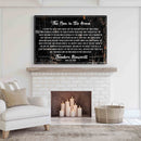 The Man In The Arena Sign III
