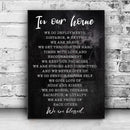 In Our Home We Are Blessed Sign II