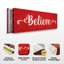Believe Christmas Theme Sign II