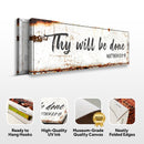 Thy Will Be Done Faith Sign