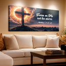 Matthew 14:22-33 - Focus On Me Not The Storm Faith Sign
