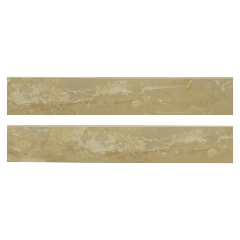 Onyx Sand Bullnose 3"x24" Glazed Porcelain Wall Tile - MSI Collection product shot multi tile view