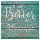 Life is Better at Minocqua Coaster Set