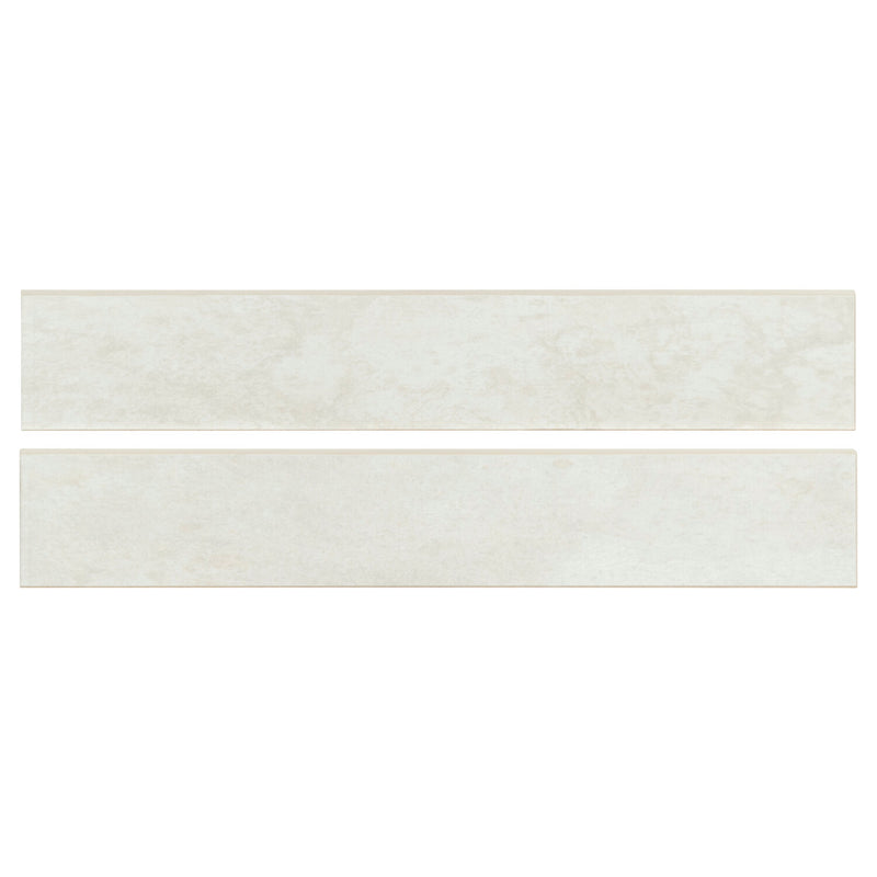 Oxide Blanc Bullnose 3"x18" Matte Glazed Porcelain Wall Tile - MSI Collection product shot multi tile view