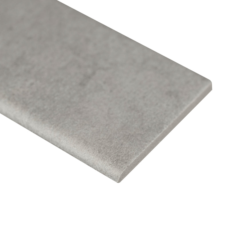 Oxide Magentile Bullnose 3"x18" Matte Glazed Porcelain Wall Tile - MSI Collection product shot edge view