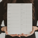 Weekly Meal Planner Notepad
