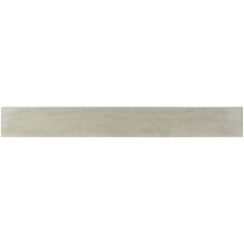 Praia Crema 3"x24" Polished Porcelain Bullnose Wall Tile - MSI Collection product shot tile view