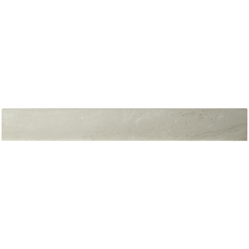 Praia Grey 3"x24" Polished Porcelain Bullnose Wall Tile - MSI Collection product shot tile view