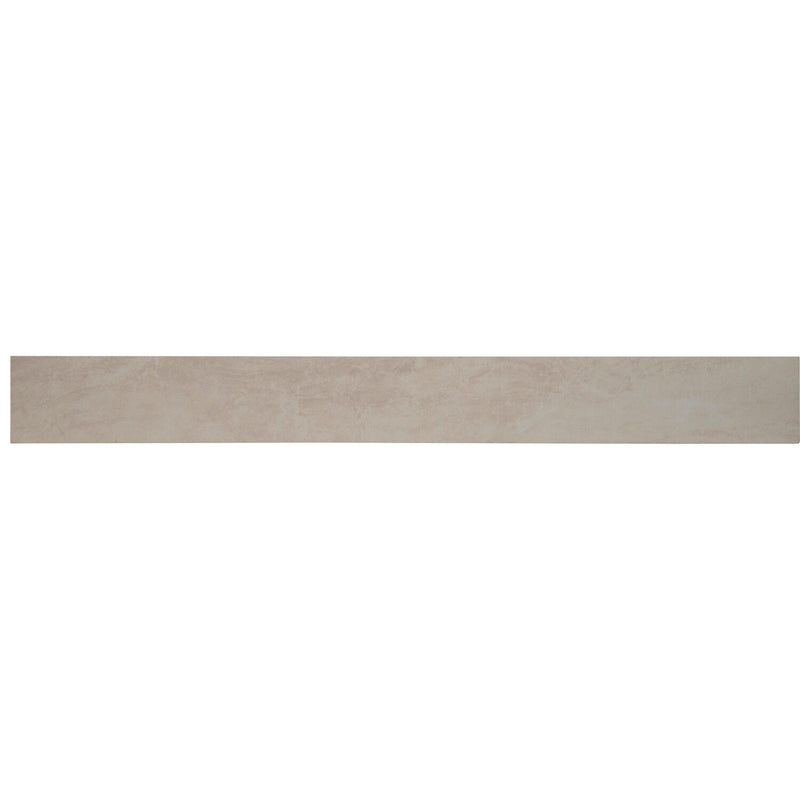 Praia Grey Bullnose 3"x24" Glazed Porcelain Wall Tile - MSI Collection product shot tile view