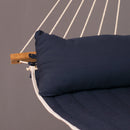 Elipso Outdoor R Padded Navy Blue - Padded Kingsize Spreader Bar Hammock with FSC® certified Larch Stand