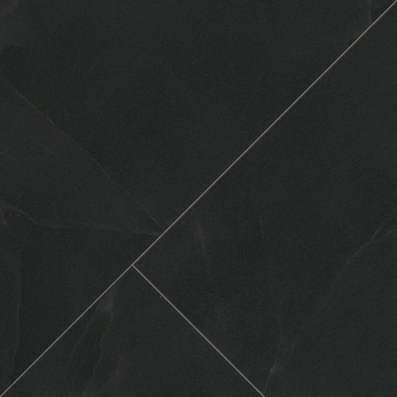 Regallo Midnight Agate Matte Marble Look Porcelain Floor & wall Tile - MSI Collection angle view