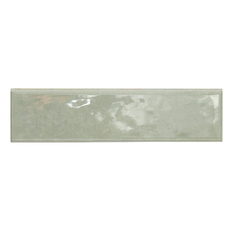 Renzo Jade Bullnose 3"x12" Glossy Ceramic Wall Tile -MSI Collection product shot tile view