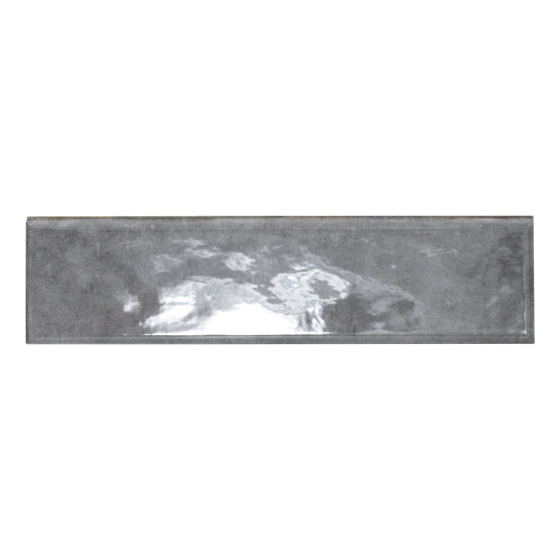 Renzo Storm Bullnose 3"x12" Glossy Ceramic Wall Tile - MSI Collection product shot tile view