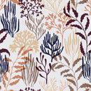 Beige Plants Pattern Wallpaper